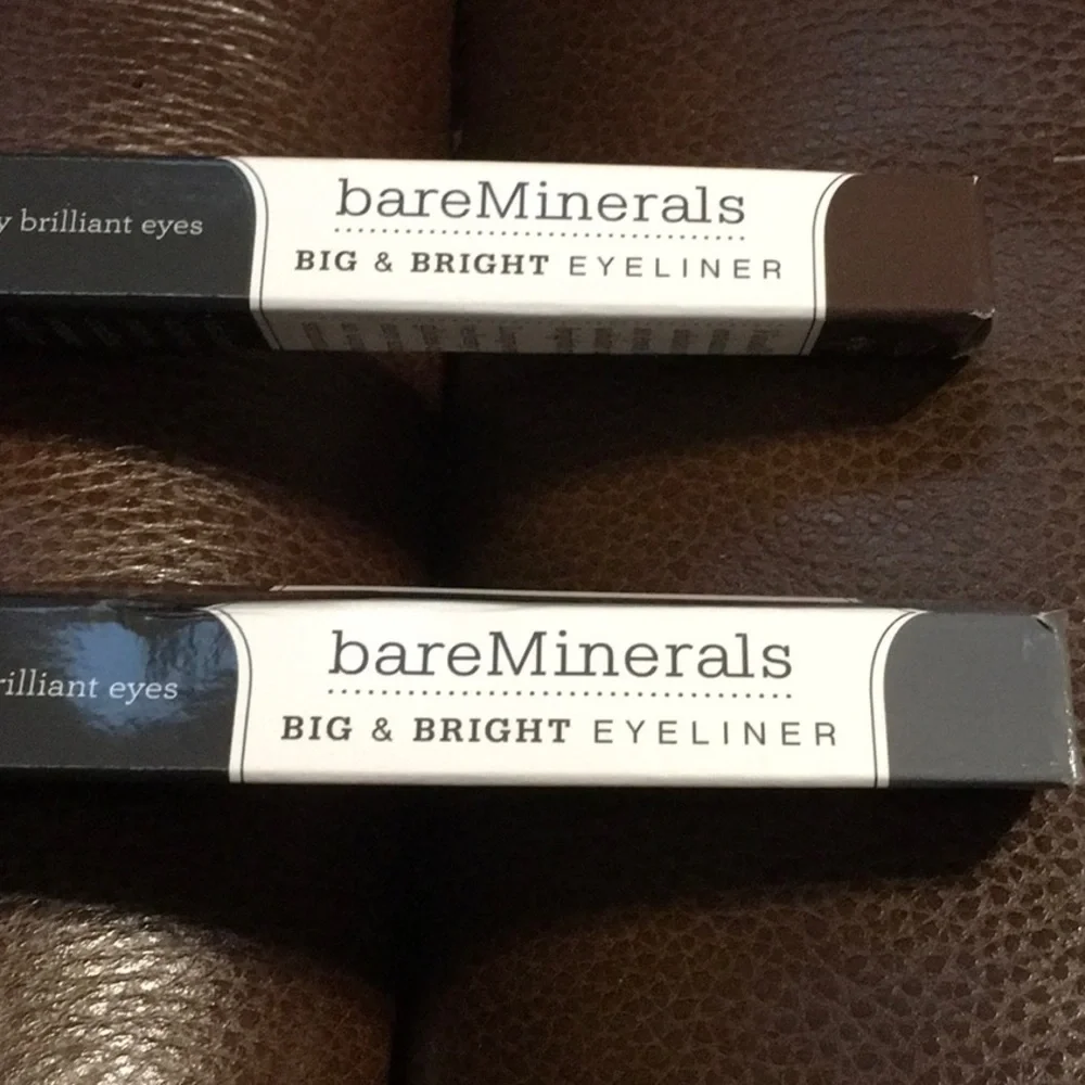 NWT,BARE MINERALS CHARCOAL GRAY&EXPRESSO BROWN EYELINER PENCILS RETAILS $50 each